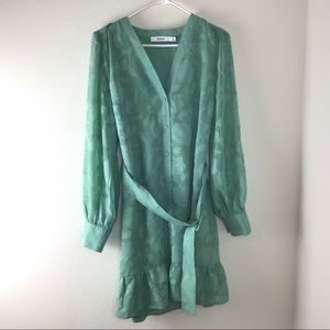 JustFab Vintage Style Dress XL Seafoam Green